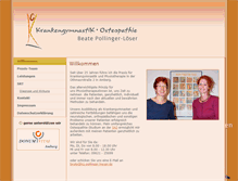 Tablet Screenshot of kg-pollinger-loeser.de